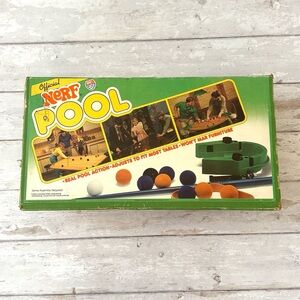 Nerf Pool Game Parker Brothers Vintage Toys Games 1984 Edition
